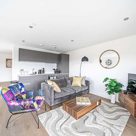 Appartamento Luxury 2br Penthouse-1, Private Terrace, Center, Free Parking Leeds (West Yorkshire)