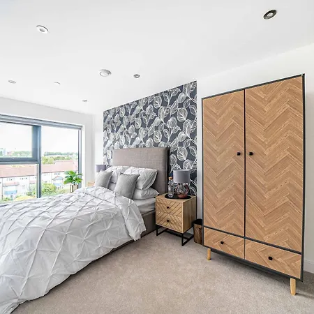 Lägenhet Luxury 2br Penthouse-1, Private Terrace, Center, Free Parking Leeds (West Yorkshire)